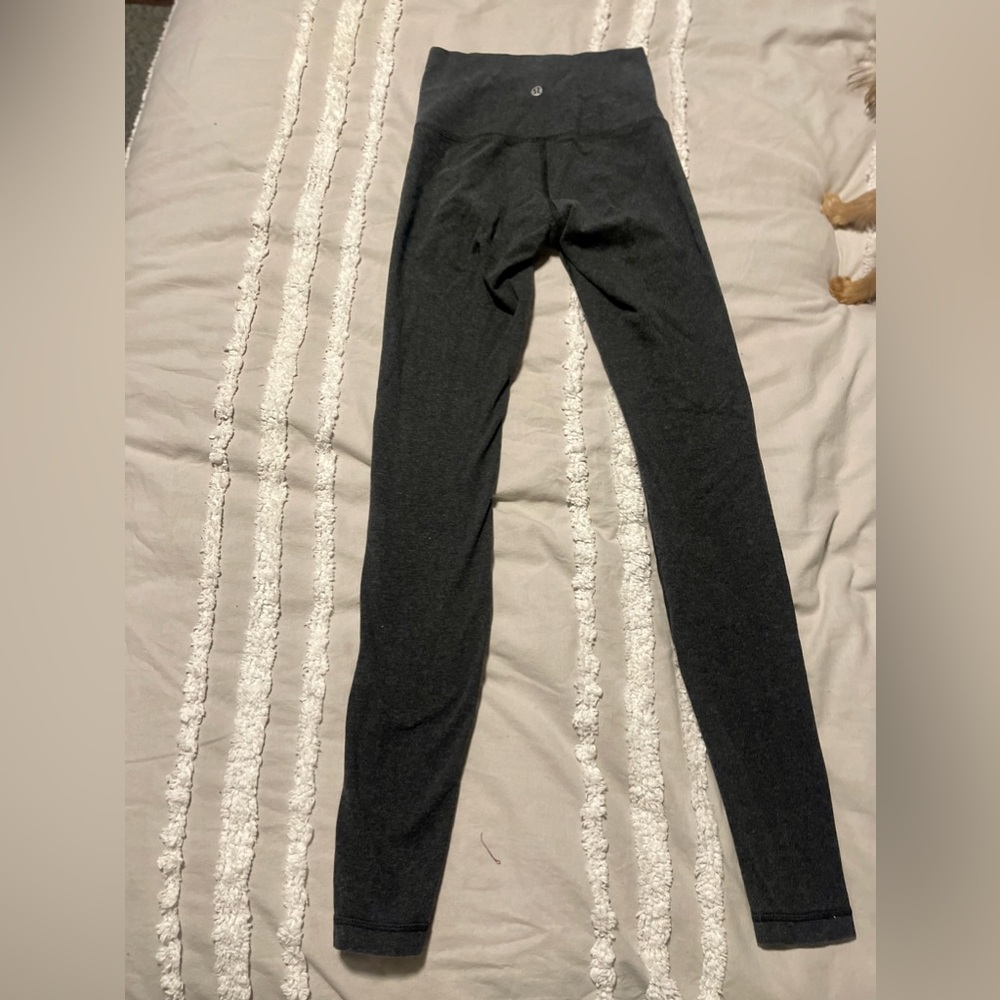 Lululemon grey knit leggings